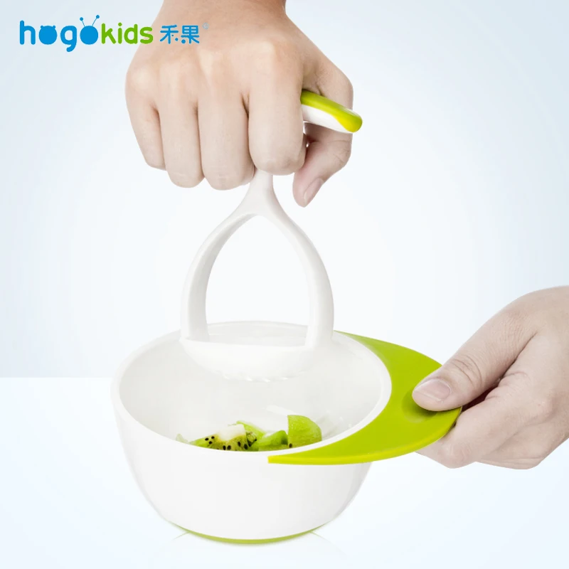 

Hogokids Baby Food Mills Bowl Set Manual Grinding Dishes Infant baby food maker Tool Feeding Bowl Baby Fruit food processor