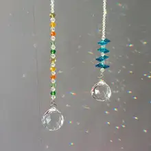 2PK/набор, 30 мм, ручная работа, защита от солнца, для окна, радуга, производитель, хрустальный шар, призма, подвеска, висячий орнамент, украшение для дома, Свадебный декор, сувениры