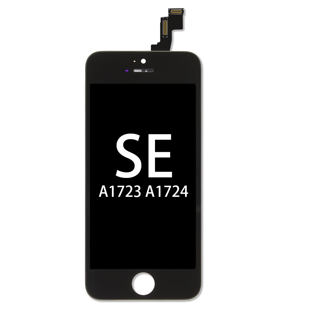 For SE Black Grade AAAAA Pantalla Phone Screen LCD For Apple iPhone 5 5c 5s 6 6s Digitizer Assembly Display No Dead Pixel with Repair Tools - Цвет: For SE Black