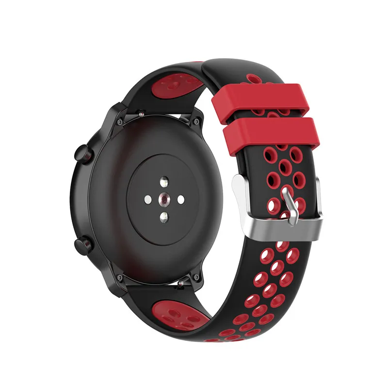 Ремешок силиконовый для смарт-часов xiaomi huami amazfit GTS 2 мягкий браслет bip s/GTR 42 мм/haylou