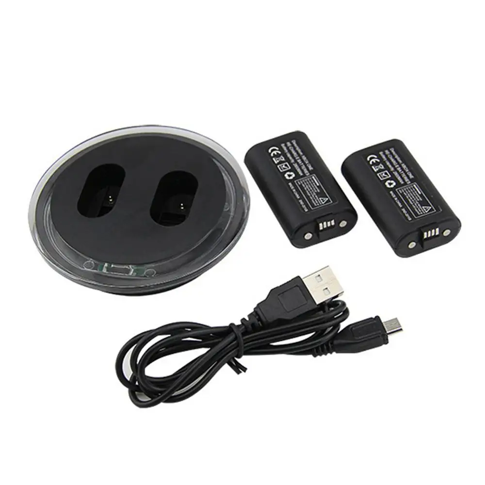 

For XBOX ONE Dual Charging Dock Station Controller Charger + 2 Extra Battery