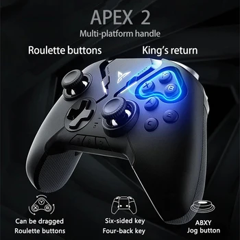 

FLYDIGI APEX 2 bluetooth Gamepad 2.4G DNF Six-axis Somatosensory Game Controller for iOS Android Mobile Phone Accessories