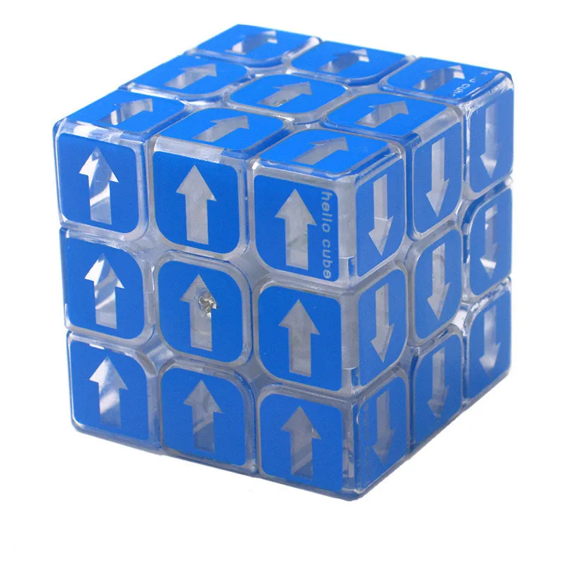 Zcube цифра стрелка 3x3x3 профессиональный магический куб быстрый ультра-Гладкий 3x3 безопасный АБС скоростной пазл кубический интеллект детские игрушки подарок