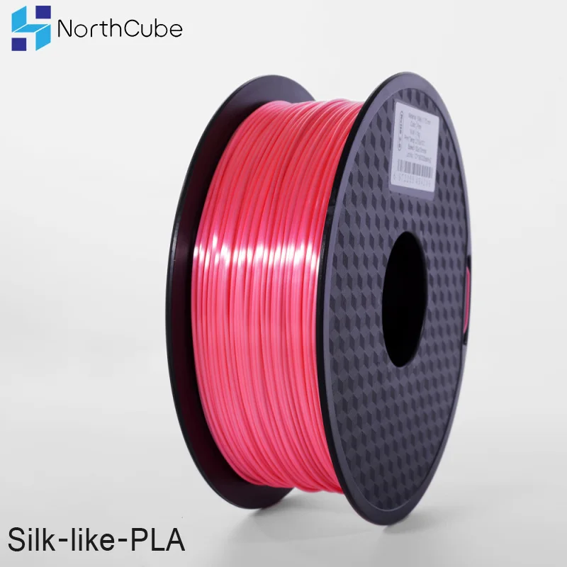 NorthCube 3D печатаный шёлк PLA нити принтеры 1 75 мм кг подобный шелку серии розовый цвет