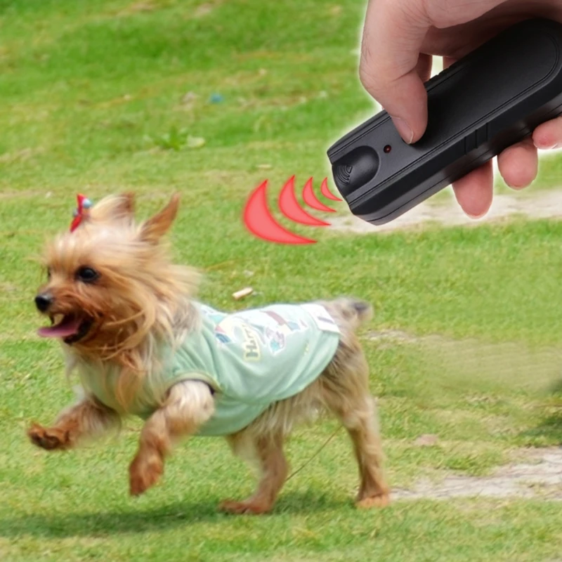 LED Ultrasonic font b Pet b font Repeller Barking Stopper Anti Bark Aggressive Dog Deterrent Train