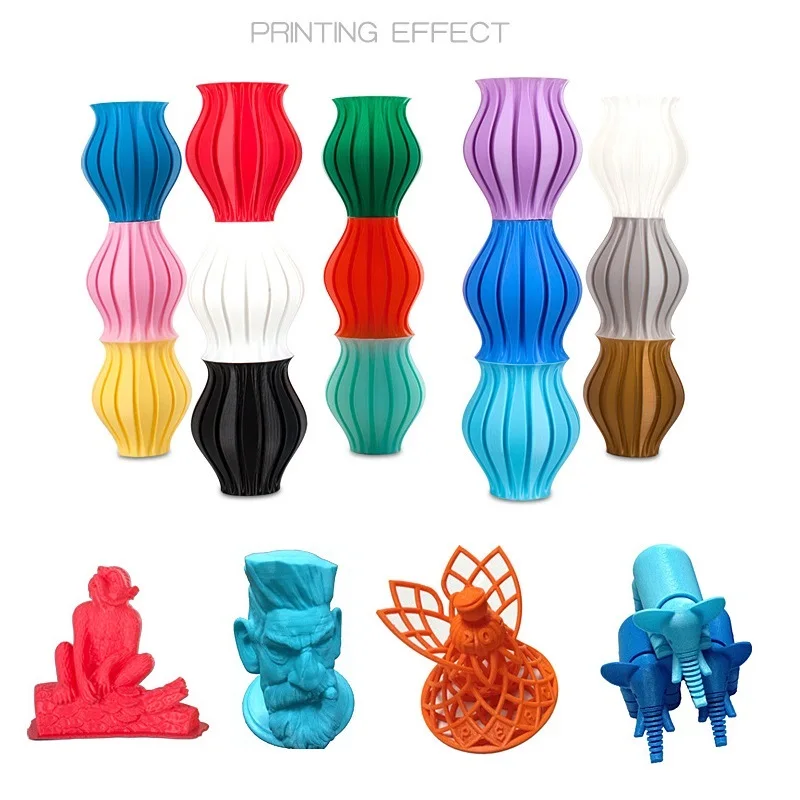 EasyThreed 250 г 1,75 мм 3d принтер PLA нити печатный материал s 3D пластик печатный материал экструдер ручка аксессуары 6 цветов