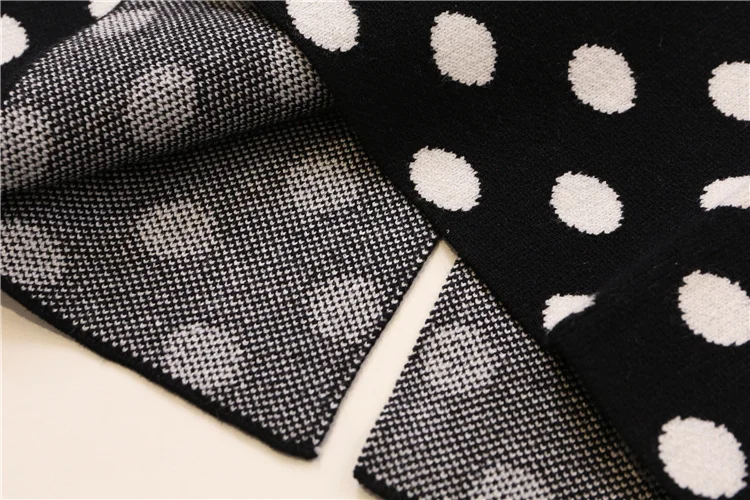 Knitted Women skirt Korean version New wave point High Waist Skinny Skirt open fork bag Skirt Female Casual Winter Skirt