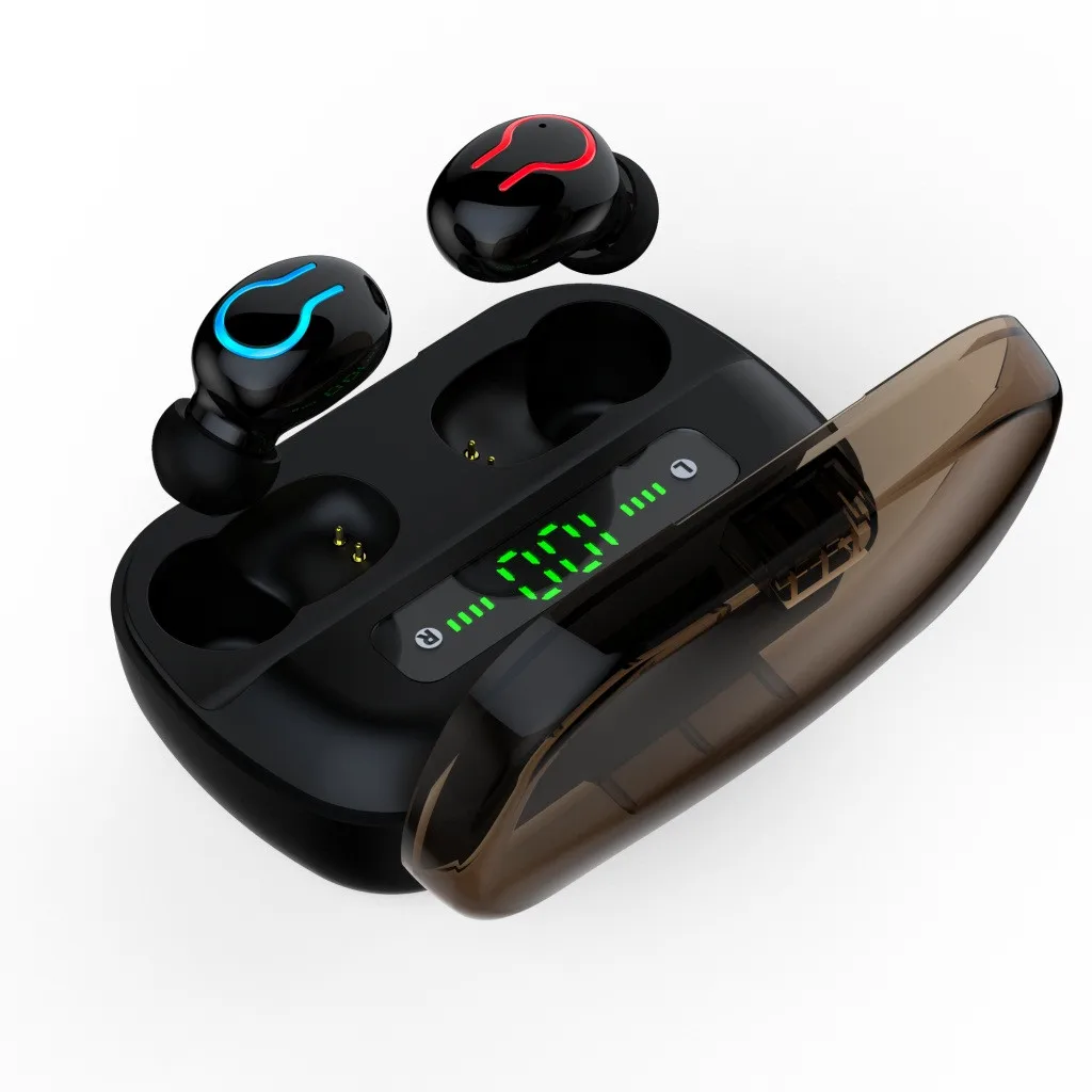 20% настоящие Bluetooth 5,0 наушники HBQ TWS Беспроводные спортивные наушники с громкой связью 3D стерео игровая гарнитура с микрофоном зарядная коробка