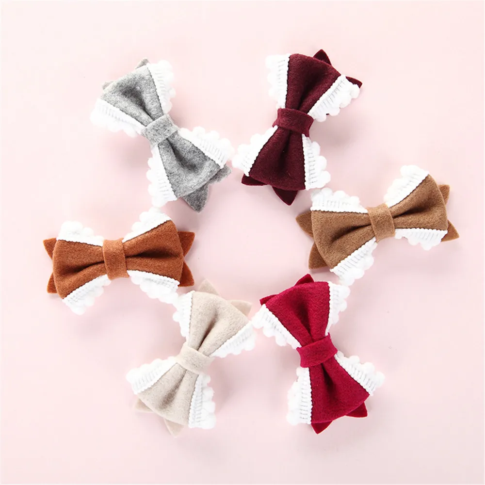 1pcs Lovely bow headbands for girls cute bows nylon headband soft elastic head band for girls Christmas Gift Hair Accessories