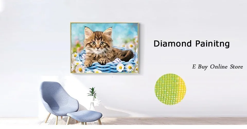 Алмазная картина Huacan, вышивка крестиком, кошка, домашний декор, алмазная вышивка, животные, смола, полностью квадратные стразы, сделай сам, мозаичные картины