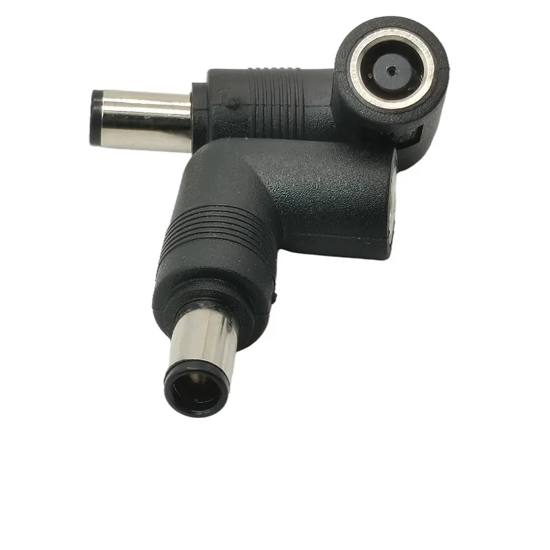 Right Angle 7.4 x 5.0mm female to 7.4 x 5.0mm male DC Power Connector Adapter Converter 7.4*5.0 to 7.4*5.0 mm For HP Laptop dc power converter