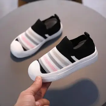 

New Baby Sneakers Fashion Children Flat Shoes Infant Kids Baby Girls Boys Stretch Mesh Sport Run Sneakers Shoes