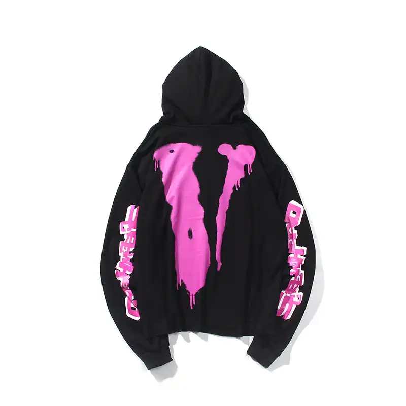 vlone purple skull hoodie