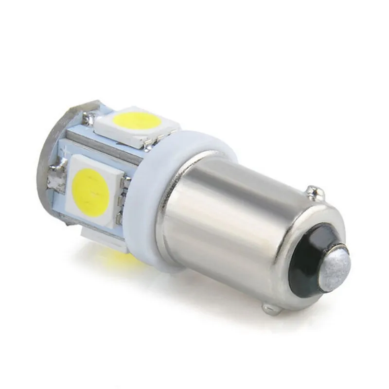 Новый 2 шт. T11 BA9S Белый 5050 SMD 5 светодиодный низкое потребление Canbus ультра долгий