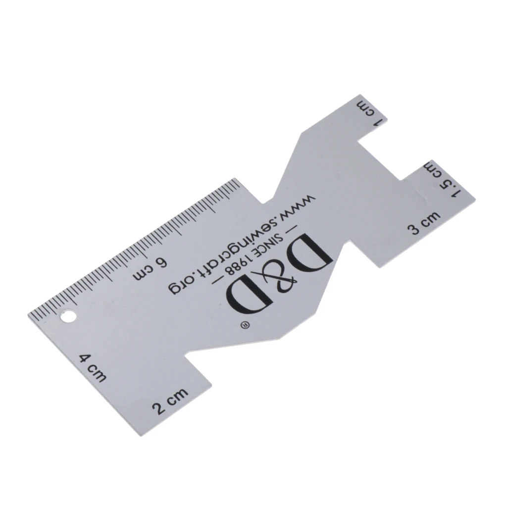 Metal Somometer Sewing Measuring Gauge Quilting Rulers Sewing Ruler for DIY Sewing Quilting Craft Accessories Crafts