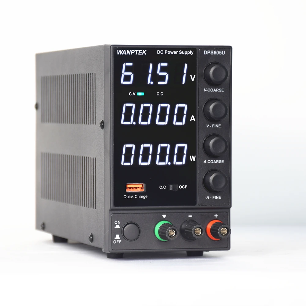 Wanptek DPS3010U 305U 605U switching DC power supply adjustable 4 digit lab Bench power source 30V 10A 30V 5A 0.01V 0.001A AC-5