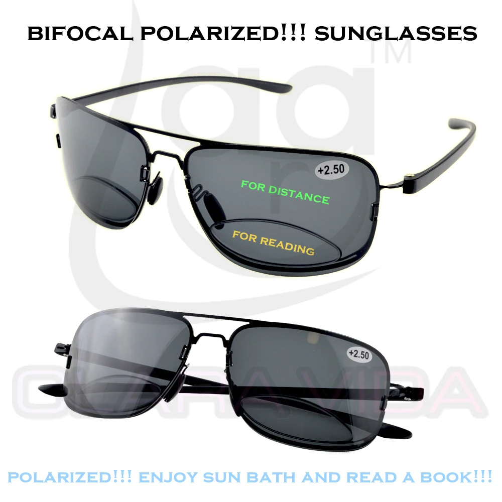 Details about   BluWater Polarized Bifocal Sunglasses Black Frames 2.5 Magnification Brown Lens 