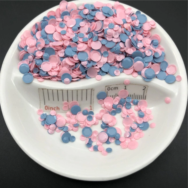 10g None Hole 3mm Deep Cup & 5mm Cup Solid Color Round Loose Sequin Paillette Crafts Sewing ,Women Kids Diy Garment Accessories