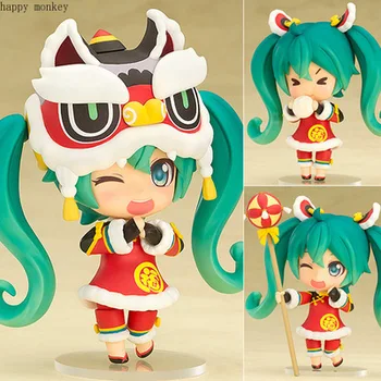 

Hatsune Miku Lion Dance Ver. PVC Action Figure Collectible Model Toy 10cm