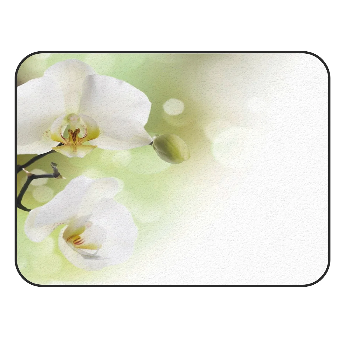 CHARMHOME мягкий ковер Противоскользящий ковер Белый фаленопсис ковер для гостиной коврик для домашнего декора