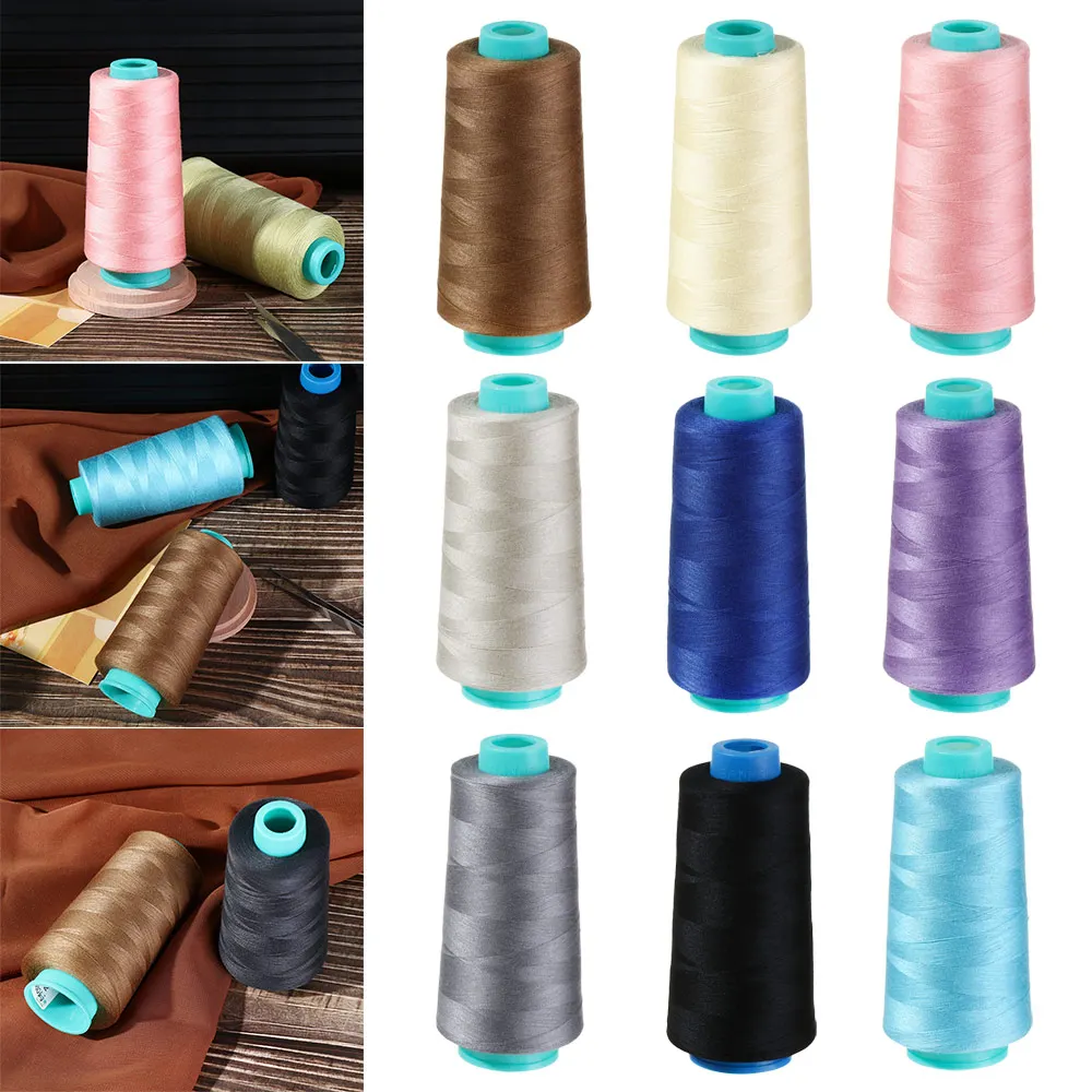3000 Yards / 402 Polyester High Speed Copy Line Clothing Household Sewing Machine Thread Embroidery Supplies Wholesale | Дом и сад