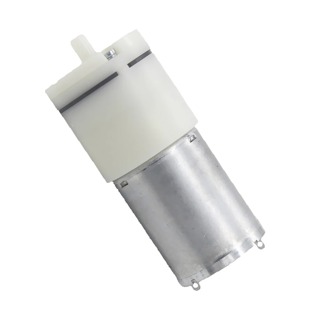 370 Micro DC Air Pump 370 Motor 3-6V DC 420mA Oxygen Pump Aquarium Fish Tank Silver