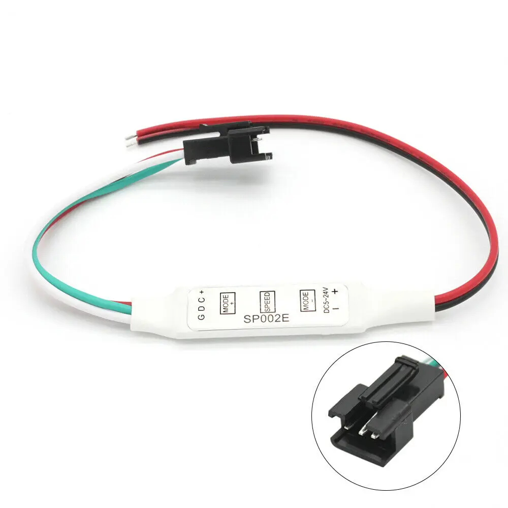 

WS2811 WS2812B DC5-24V 3key Pixel Led RGB Controller Dream Color LED Strip Light