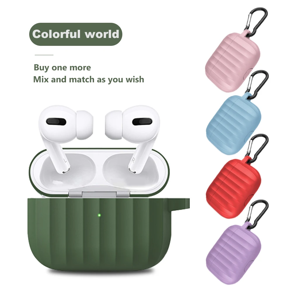 Модный силиконовый чехол для наушников Airpods Pro анти-капля ультра-тонкий защитный