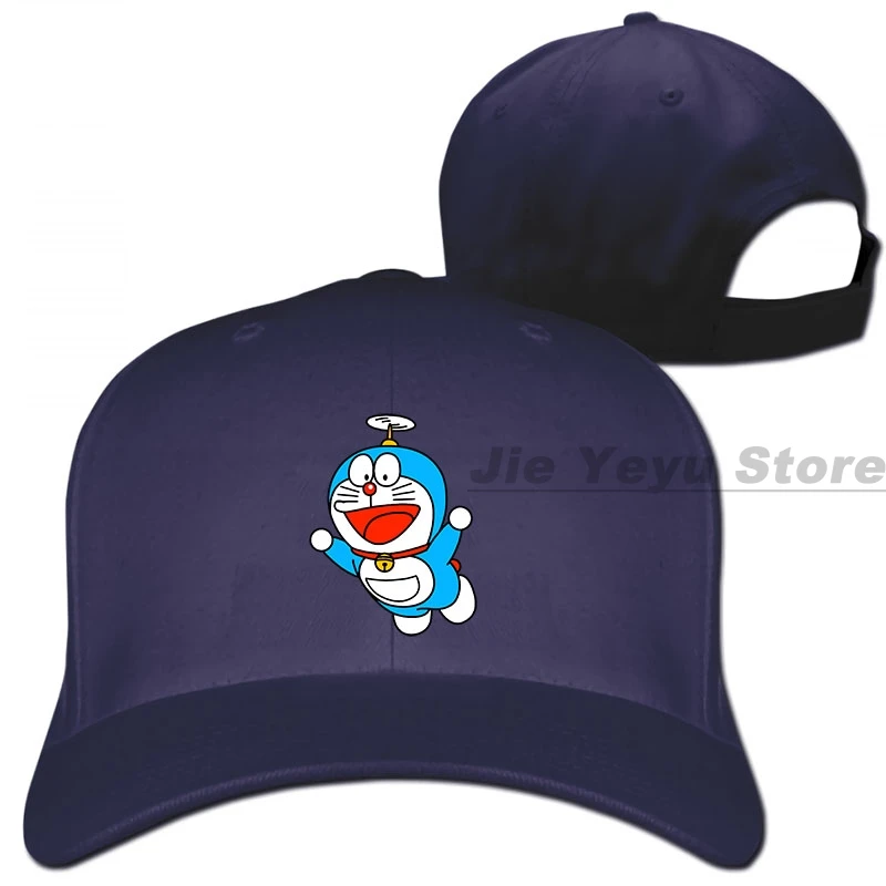 Doraemon(2) бейсболка для мужчин и женщин, кепки для водителя грузовика, модная Регулируемая Кепка - Цвет: 1-Navy