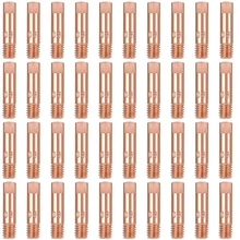 

40Pcs Copper Contact Tip Welding Tip 0.8mm Current Nozzle Welding Tip for 15AK Welding Machine MIG / Welding Torch