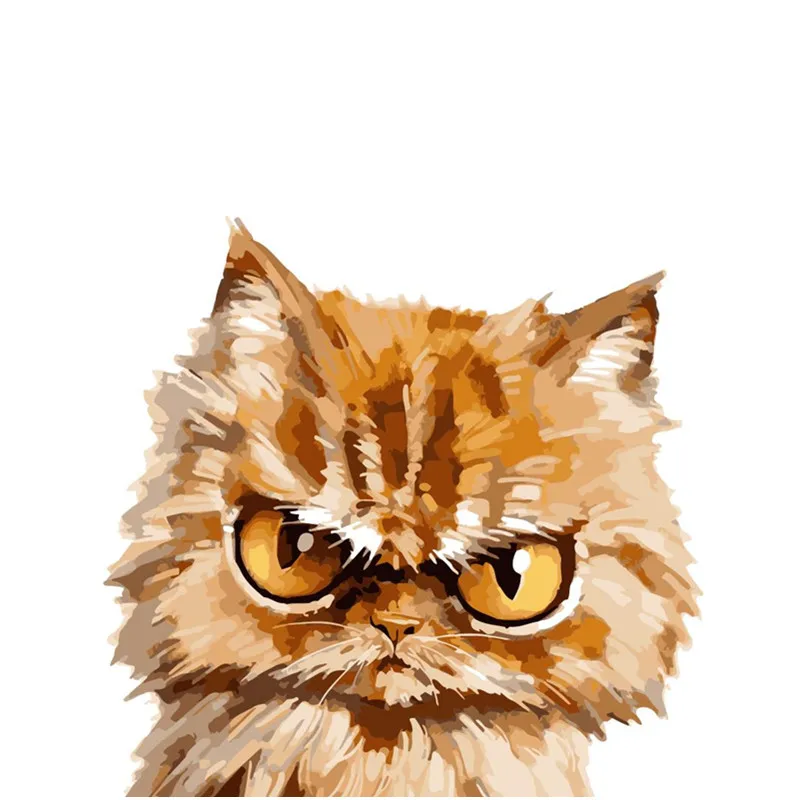 Garfield Hand Made Paint High Quality Canvas Beautiful Painting By Numbers Surprise Gift Great Accomplishment | Дом и сад