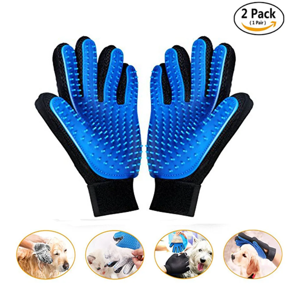 Перчатка для домашних животных, перчатка для ухода за кошками, щетка для удаления кошачьей шерсти, перчатки для собак, гребень для кошек, щетка для чистки и удаления волос