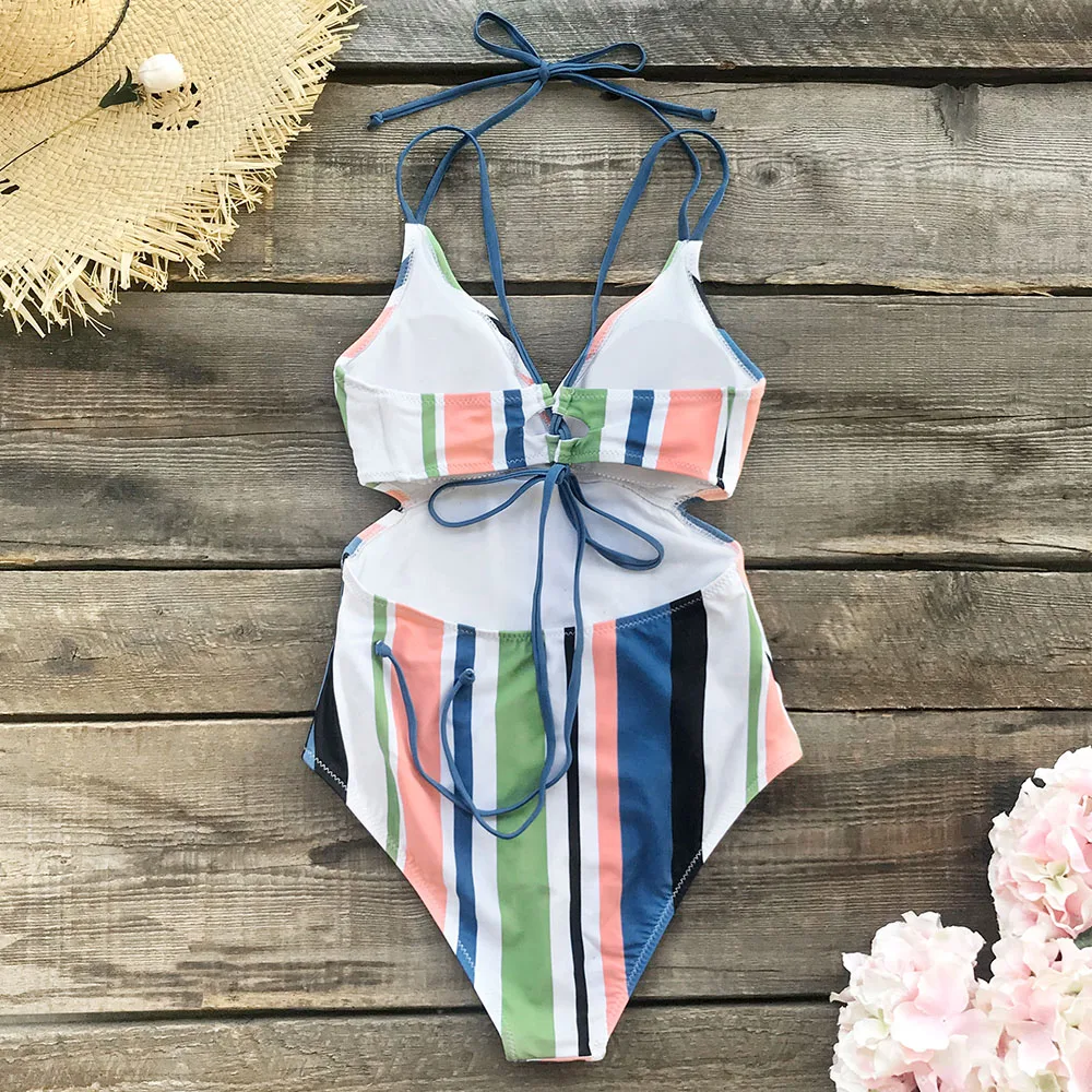 Cupshe maiô sexy com decote em v,