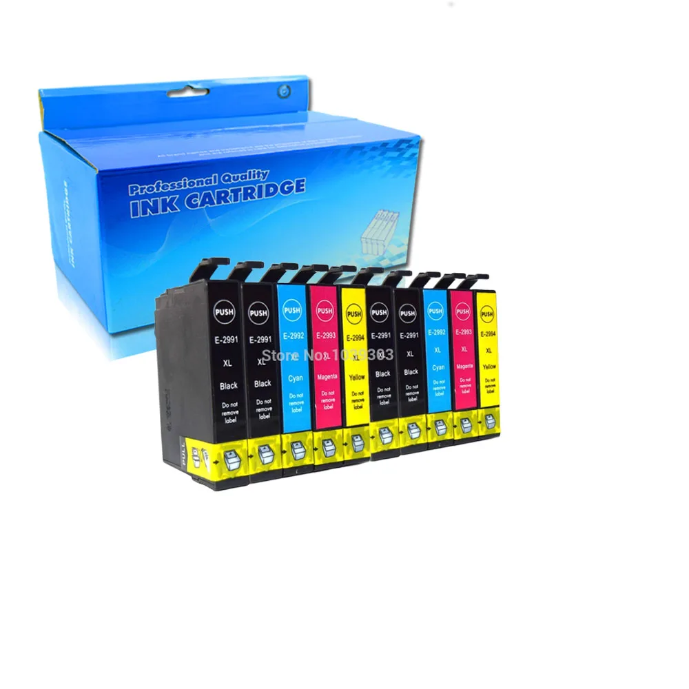 

10PK T2991-4 Compatible Ink cartridge for Epson XP-235 XP-332 XP-335 XP-432 XP-435 XP-247 XP-442 XP-342 XP-345 printer