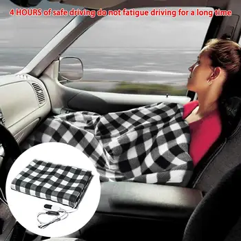 

150x100cm 12V Car Heating Blanket Plush Energy Saving Warm Autumn Winter Car Electric Blanket Automotive Car Heating Wholesale