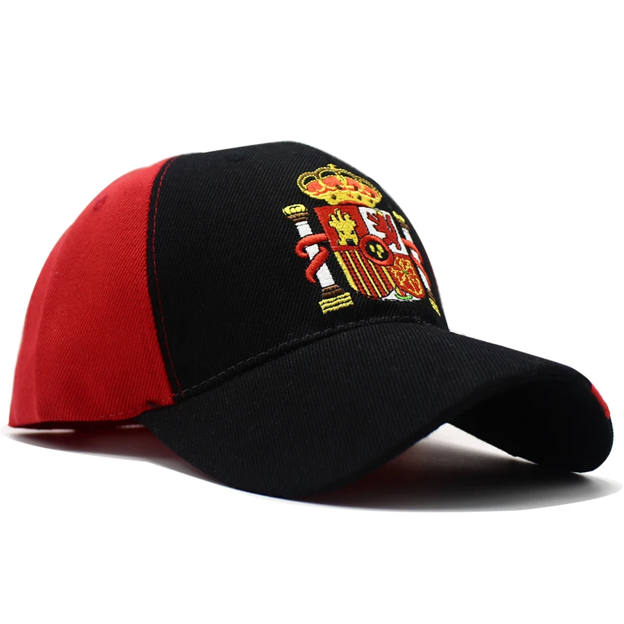 LIBERWOOD Brand hat Spain Espana Country Flag Baseball Cap Hats men female casual Sport Adjustable Cap Embroidered Spanish Gift