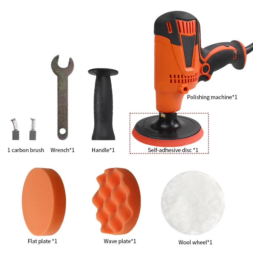 

Auto Polishing Machine Adjustable Speed Sanding Waxing Tools Car Accessories Power Tools Car Polisher Orbit Sanding Machine