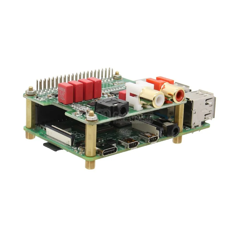 Raspberry Pi 4 PCM5122 HIFI аудио DAC аудио карта плата расширения+ акриловый чехол для Raspberry Pi 4 Модель B только