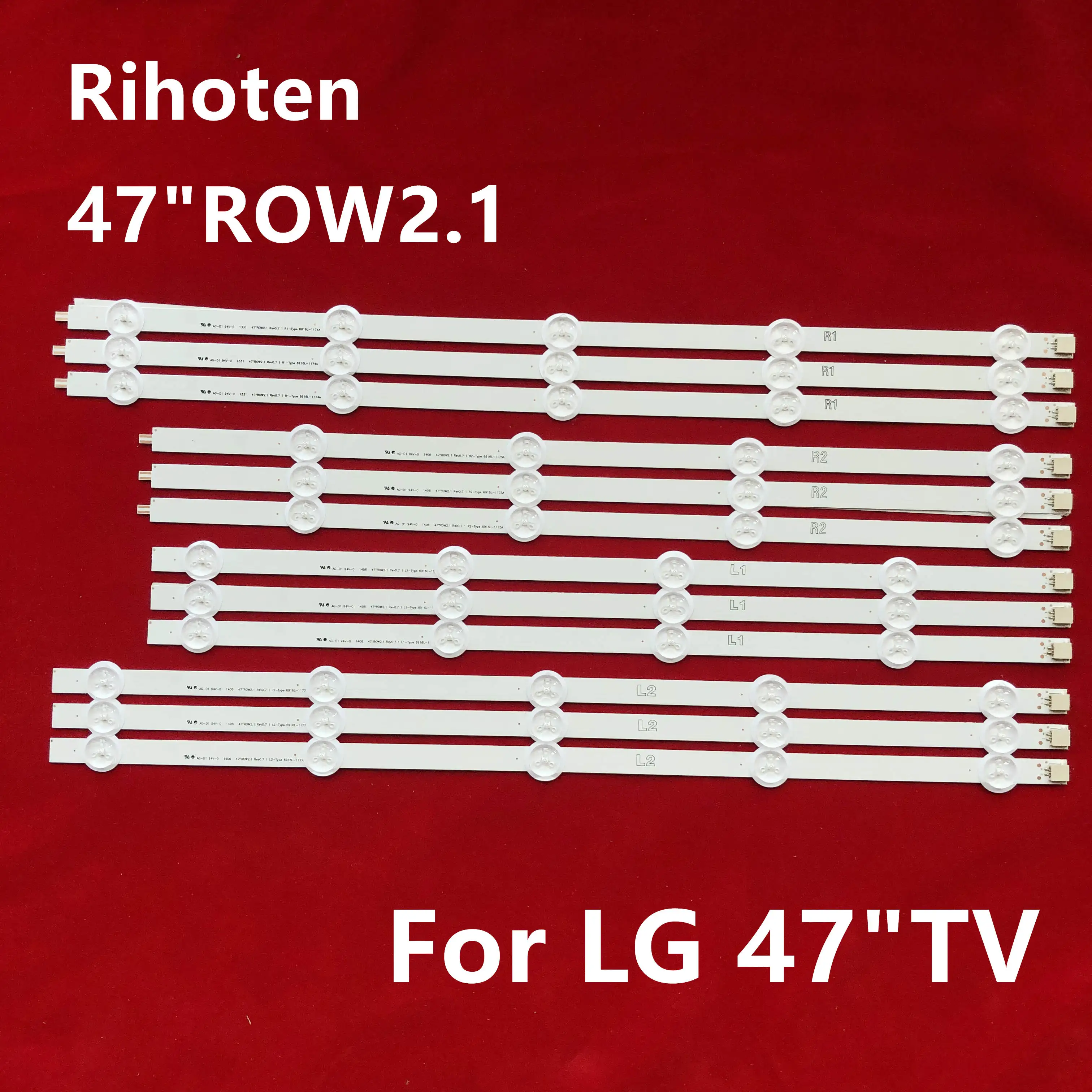 Новинка 200 комплектов светодиодных лент для LG 47 TV 47LN5400 47ln575s 47LN613S 47LN613 47LA6130 47LA6200