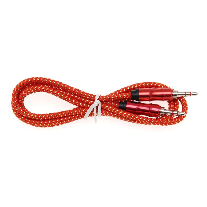 3 5mm Male to Male Stereo Jack Aux Audio Cable for Car Headphone Speaker Phone AUX Cord 1m