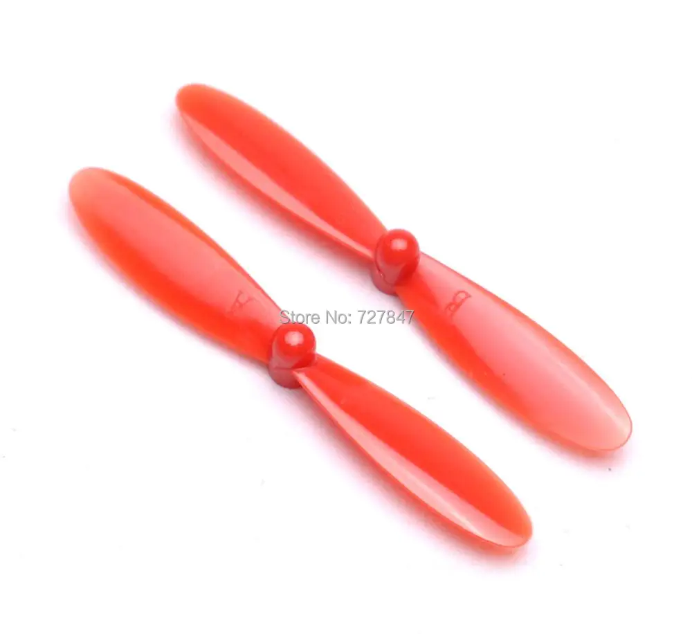 10 Pairs 55mm Blade Propeller - Prop for 7mm 8.5x20mm Coreless Motor DIY Micro RC Camera FPV Drone Quadcopter Accessories 12
