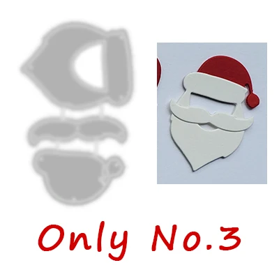 Troqueles De Corte De Metal * Para Manualidades DIY - Santa Claus De Navidad, Campana Y * Plantilla De Corte Con Bordes De Corte Precisos