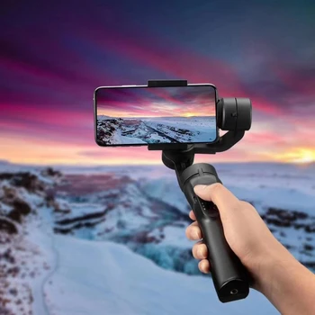 

F6 Outdoor Holder 3-Axis Flexible Handheld Gimbal Stabilizer for iPhone 12 for Huawei Samsung Smart Phone PTZ Action Camera