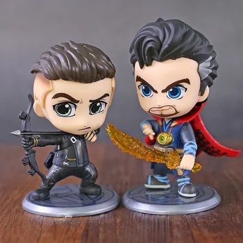 

Avengers Endgame Doctor Strange Thanos Hawkeye PVC Action Figure Car Decoration Toy Bobble Head Doll