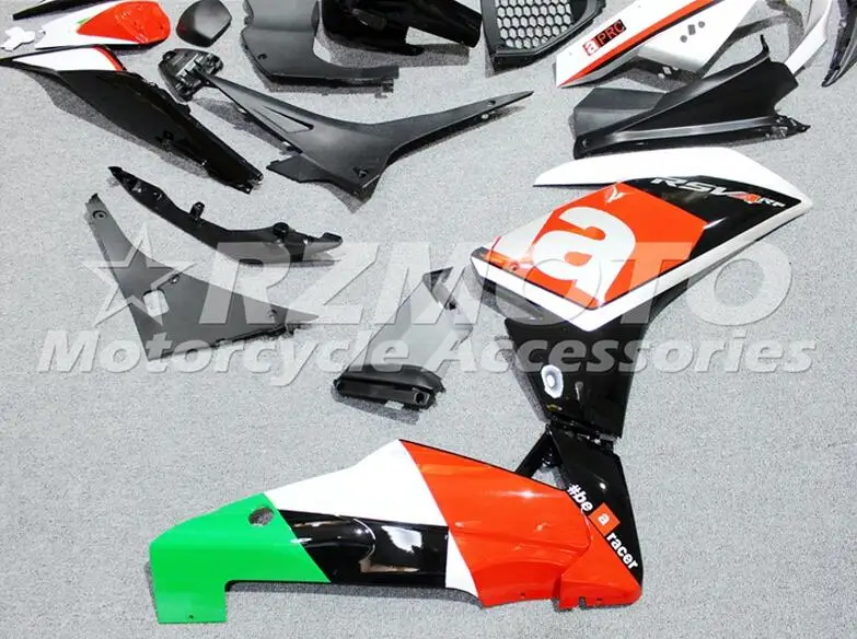 Полный мотоцикл полный комплект обтекателя для Aprilia RSV4 1000 2010 2011 2012 2013 впрыска ABS Пластик изготовленный на заказ BR