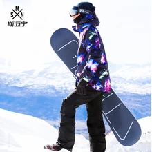 SMN Новая мужская лыжная куртка брюки сноуборд костюм супер теплая одежда брюки ветронепроницаемая водонепроницаемая верхняя спортивная одежда мужской костюм набор Горячий