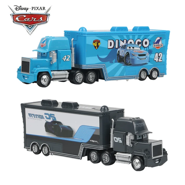 Disney pixar carros 3 jogo versão relâmpago mcqueen mack tio caminhão 1:55  diecast liga de metal modelo carro crianças brinquedo - AliExpress