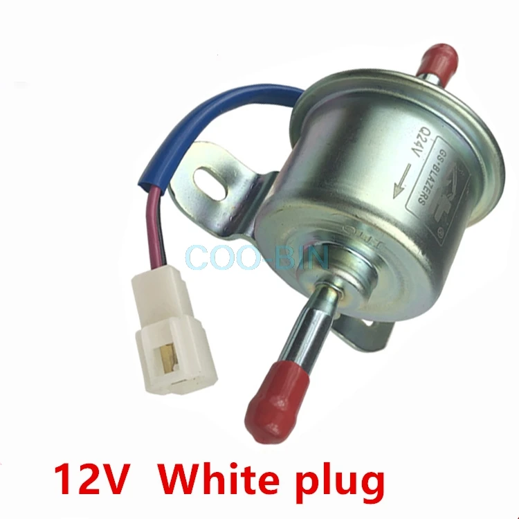 Для YANMAR 12V 24V экскаватор пикап бензина и дизельного топлива насос медный Электрический насос внешний топливный насос масляный насос - Цвет: As  picture