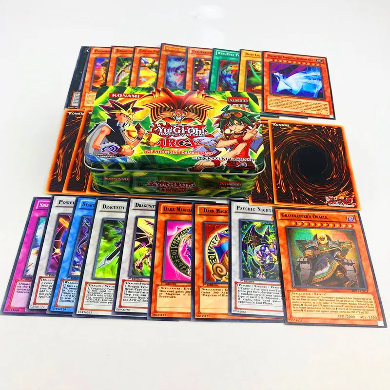 Аниме Япония Yu-Gi-Oh игровые карты картонные игровые карты Yu Gi Oh коллекция карт для развлечения с легендарными играми торговые карты детские игрушки