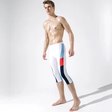 Мужские спортивные штаны, компрессионные эластичные леггинсы, колготки, быстро сохнут, обтягивающие, спортивные, укороченные штаны для бега, фитнеса, тренировки, спортзала